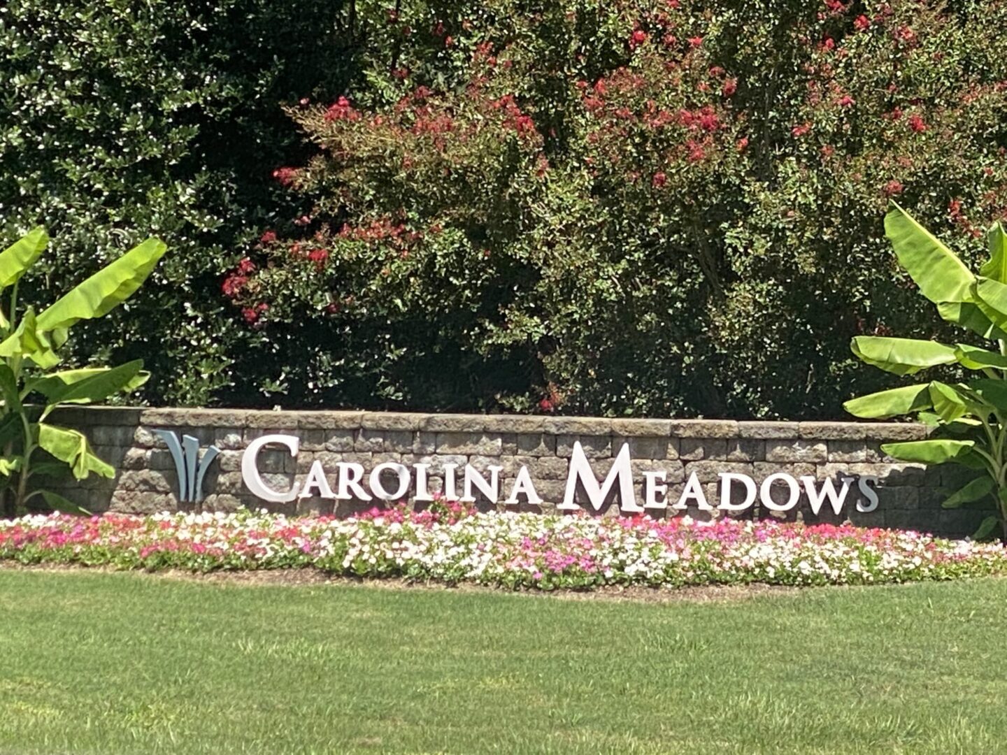 Unique Design Sign on Carolina Meadows