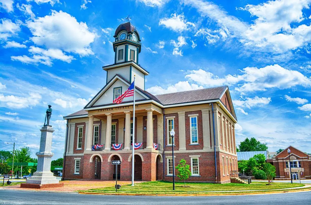 Pittsboro NC Courthouse 2014