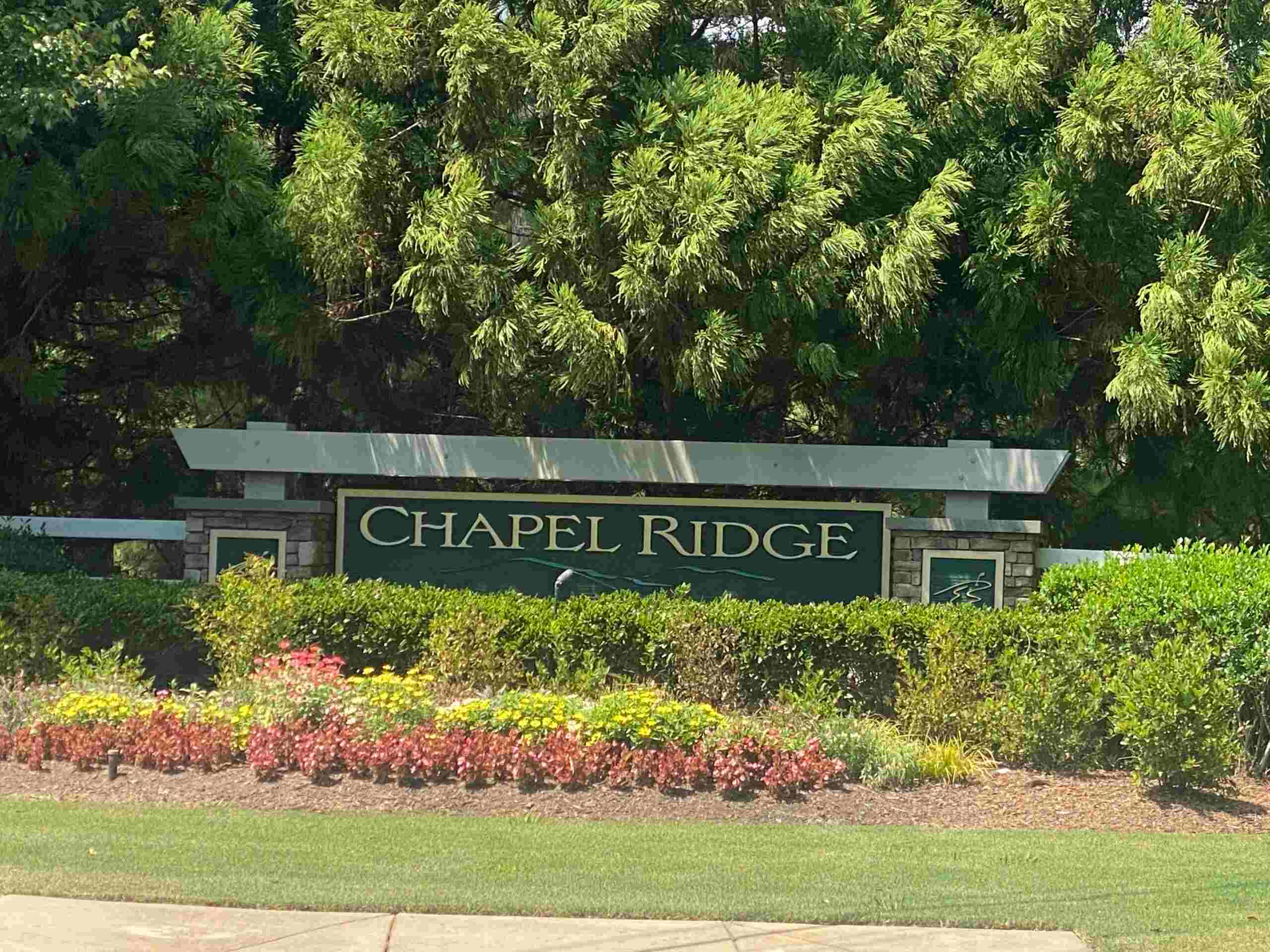 Chapel Ridge Estates Name Board
