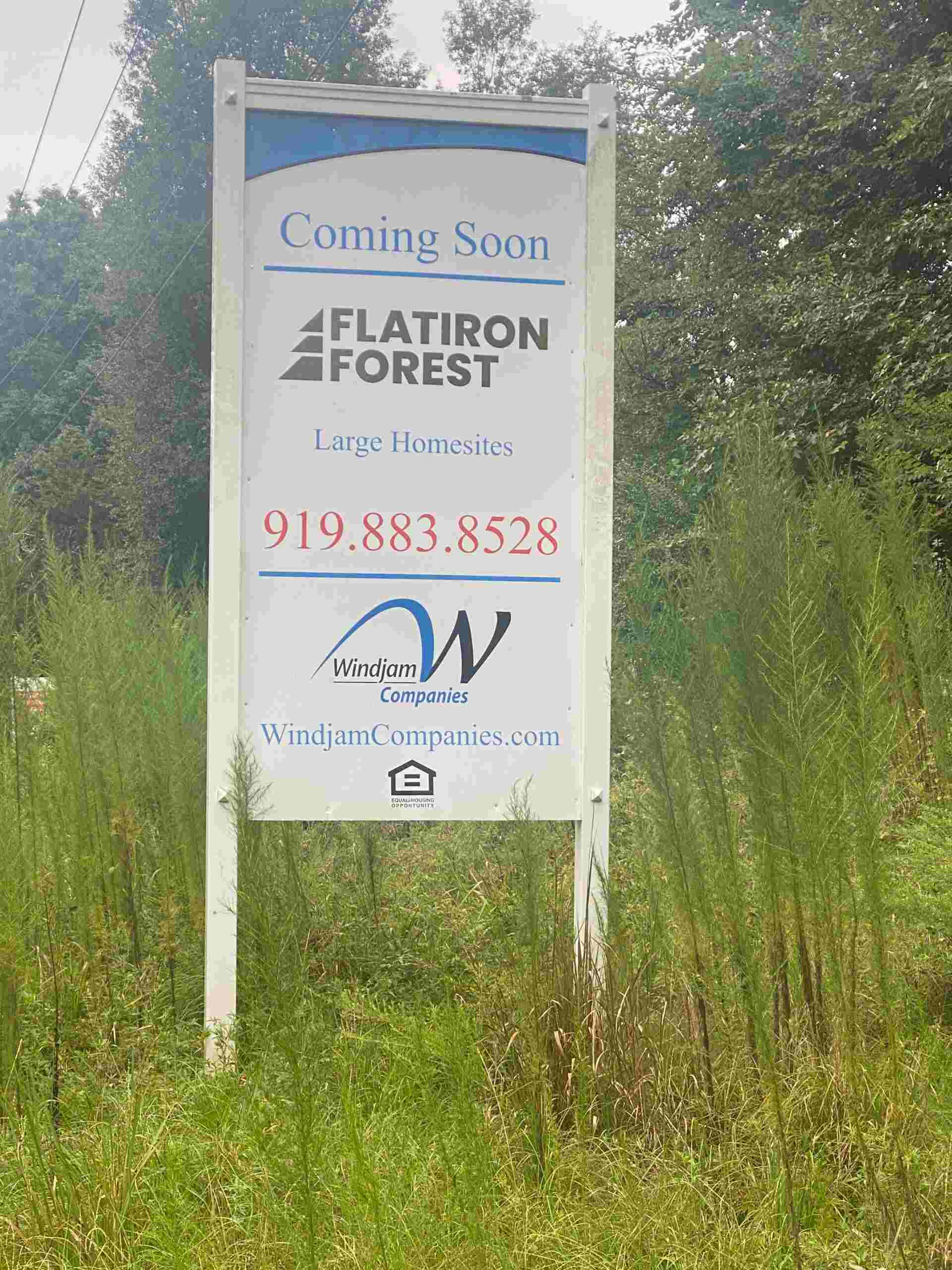 Flatiron Forest Coming soon Board