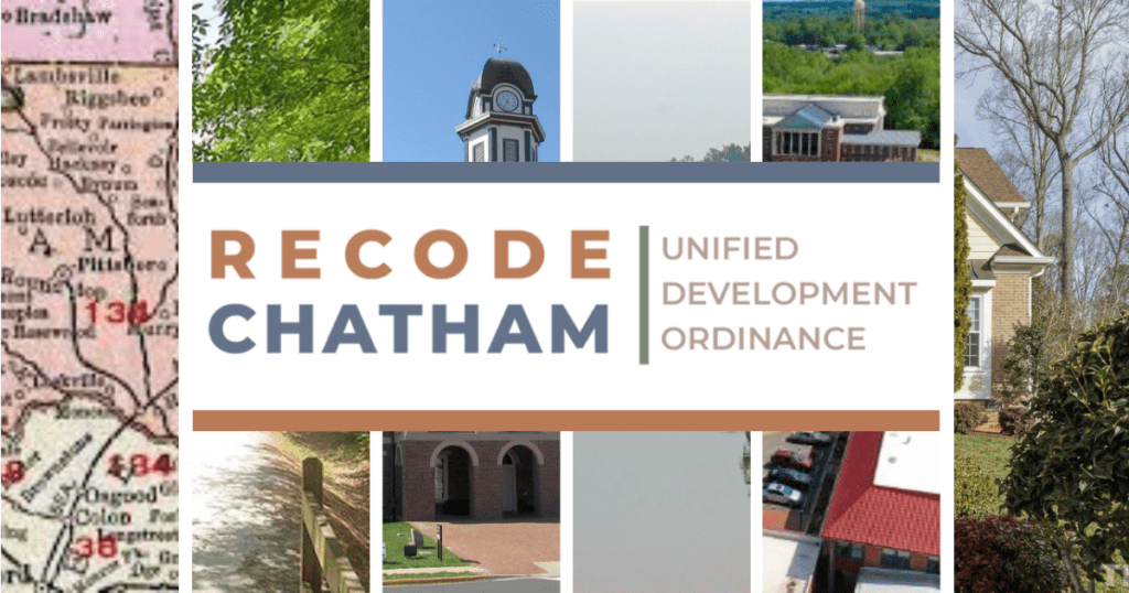Recode Chatham Written On A Banner With Some Images
