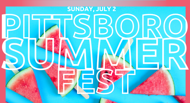 Pittsboro Summer Fest Website Template